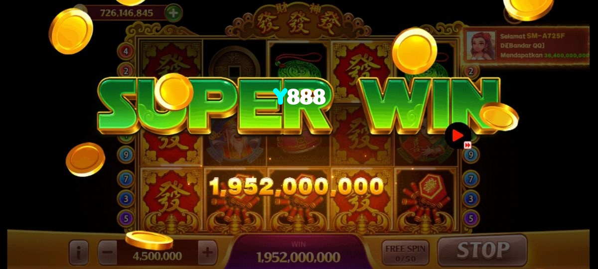 Y888 casino presented on mobile device in Pakistan with slots and live games